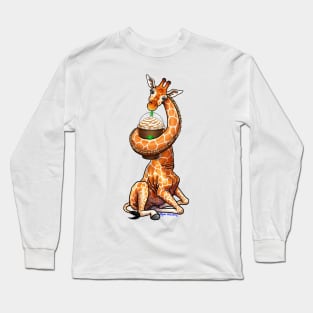 Giraffuccino Long Sleeve T-Shirt